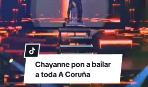 A Coruña volveu vibrar este domingo coa visita dun dos artistas máis queridos do pop latino: Chayanne