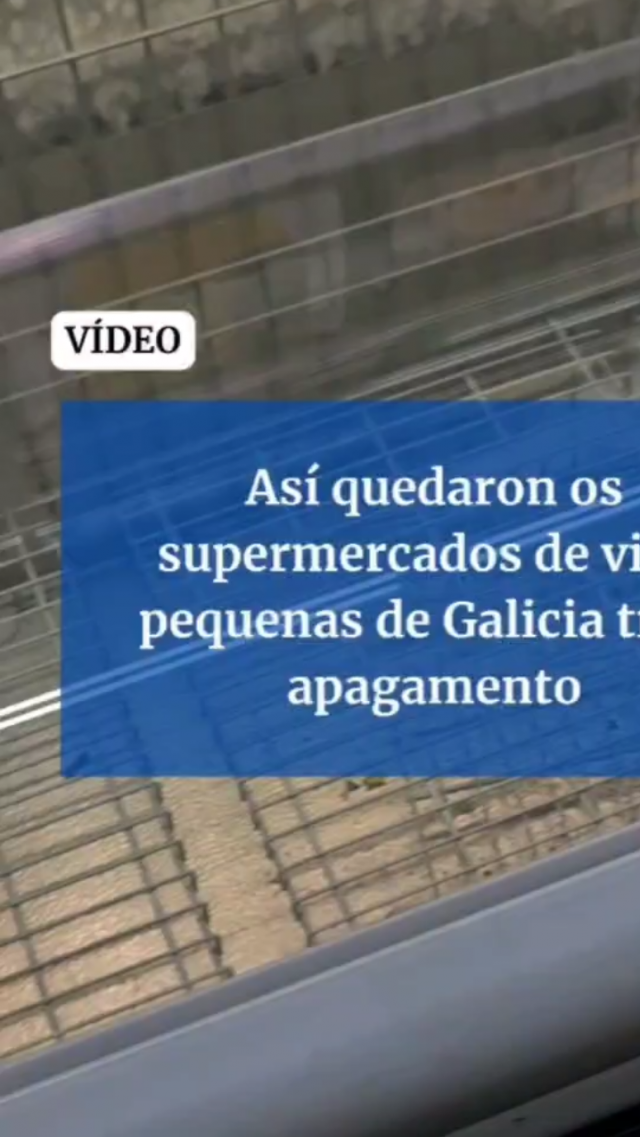 Supermercados de vilas pequenas sen mercadoría fresca. Esa foi unha imaxe moi repetida ao longo de Galicia o martes